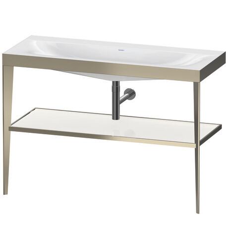 c-bonded set with metal console, XV4717NB185 Frame: Champagne Matt, Highly compressed three-layer chipboard