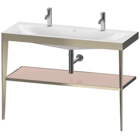 c-bonded set with metal console, XV4718OB110 Frame: Champagne Matt, Highly compressed three-layer chipboard