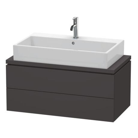 Mueble bajo lavabo para encimera, LC580808080 Grafito Supermate, Decoración