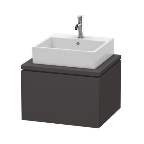 Mueble bajo lavabo para encimera, LC581008080 Grafito Supermate, Decoración