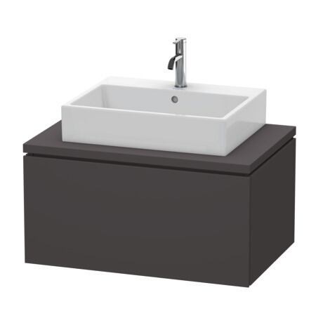 Mueble bajo lavabo para encimera, LC581208080 Grafito Supermate, Decoración