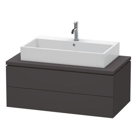 Mueble bajo lavabo para encimera, LC581908080 Grafito Supermate, Decoración