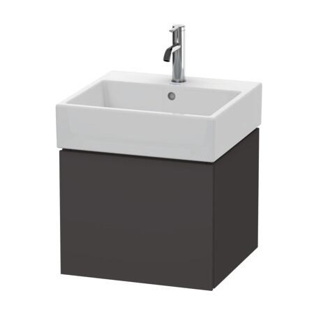 挂壁式浴柜, LC617408080 石墨黑色 深哑光色, 饰面
