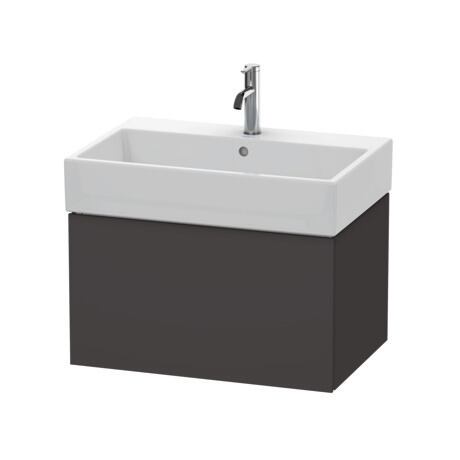 挂壁式浴柜, LC617608080 石墨黑色 深哑光色, 饰面