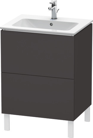 落地式浴柜, LC662508080 石墨黑色 深哑光色, 饰面