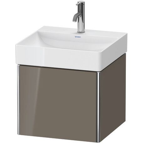 Vanity unit wall-mounted, XS405908989 Flannel Grey High Gloss, Lacquer