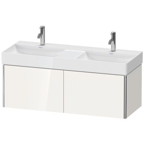 Vanity unit wall-mounted, XS406402222 White High Gloss, Decor
