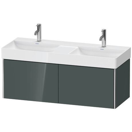 Vanity unit wall-mounted, XS406403838 Dolomite Gray High Gloss, Lacquer