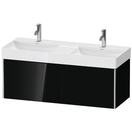 Vanity unit wall-mounted, XS406404040 Black High Gloss, Lacquer