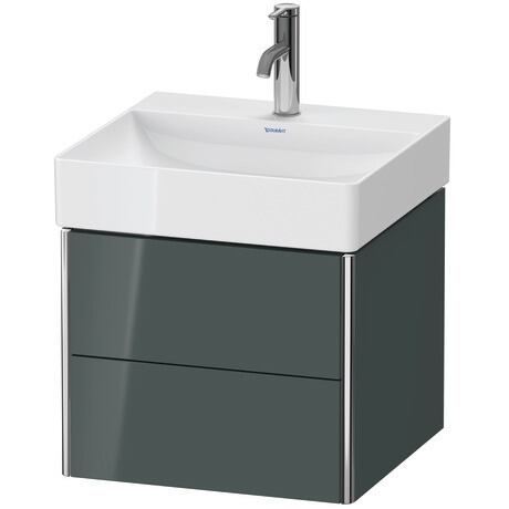 Vanity unit wall-mounted, XS416003838 Dolomite Gray High Gloss, Lacquer