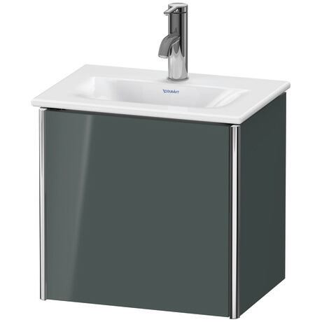 Vanity unit wall-mounted, XS4220L3838 Dolomite Gray High Gloss, Lacquer