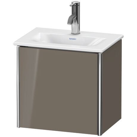 Vanity unit wall-mounted, XS4220L8989 Flannel Grey High Gloss, Lacquer
