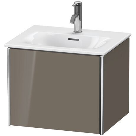 Vanity unit wall-mounted, XS422108989 Flannel Grey High Gloss, Lacquer