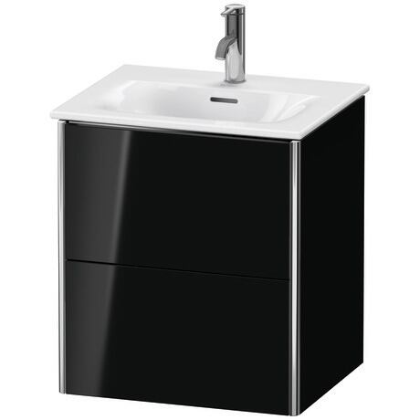 Vanity unit wall-mounted, XS432104040 Black High Gloss, Lacquer