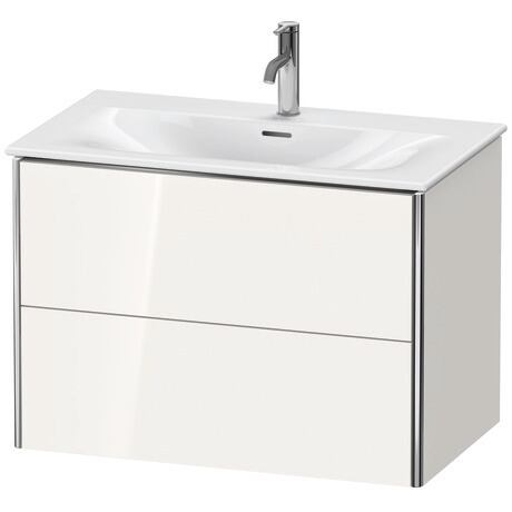 Vanity unit wall-mounted, XS432408585 White High Gloss, Lacquer