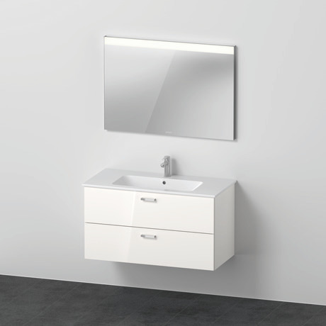 Möbelwaschtisch mit Waschtischunterbau und Spiegel, XB0072