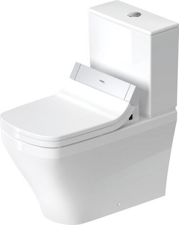 Stand WC Kombination für Dusch-WC Sitz, 2156590000 Weiß Hochglanz, Spülwassermenge: 4,5 l