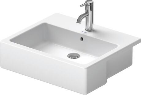 Semi-recessed washbasin, 031455