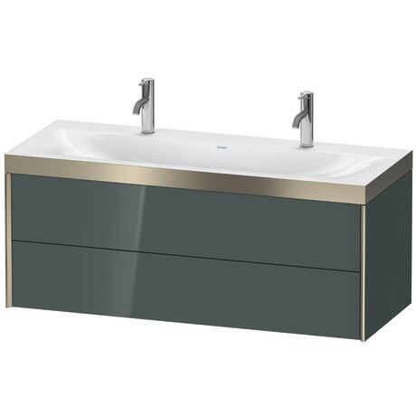 c-bonded set wall-mounted, XV4618OB138P Dolomite Gray High Gloss, Lacquer