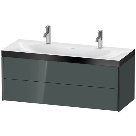 c-bonded set wall-mounted, XV4618OB238P Dolomite Gray High Gloss, Lacquer