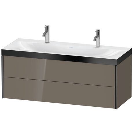 c-bonded set wall-mounted, XV4618OB289P Flannel Grey High Gloss, Lacquer