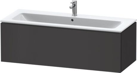 Vanity unit wall-mounted, LC614308080 Graphite Super Matt, Decor
