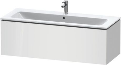 Vanity unit wall-mounted, LC614308585 White High Gloss, Lacquer