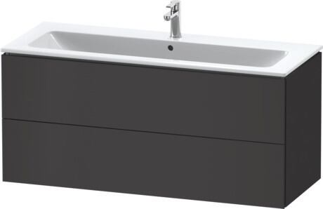 Meuble sous lavabo suspendu, LC624308080 Graphite super mat, Décor