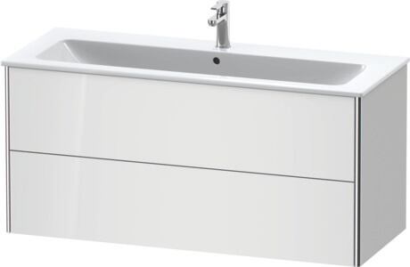 Vanity unit wall-mounted, XS417408585 White High Gloss, Lacquer