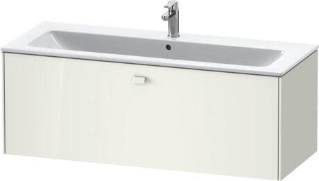 Vanity unit wall-mounted, BR400402222 White High Gloss, Decor, Handle White