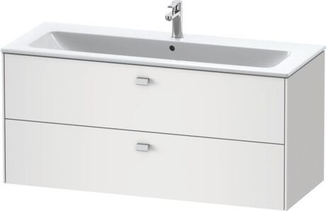 ארון אמבטיה תלוי על הקיר, BR410401018 לבן מאט, עיצוב, ידית כרום