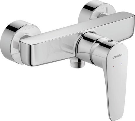 Single lever shower mixer for exposed installation, B14230000
