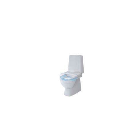 Golvstående WC för kombination Nordic toilet, 0107010004 Vit Högblank, Spolvolym: 4,5 l