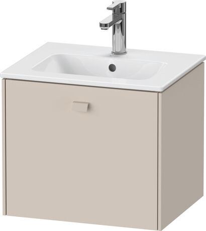 Vanity unit wall-mounted, BR422709191 taupe Matt, Decor, Handle taupe