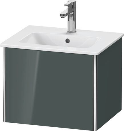 Vanity unit wall-mounted, XS420603838 Dolomite Gray High Gloss, Lacquer