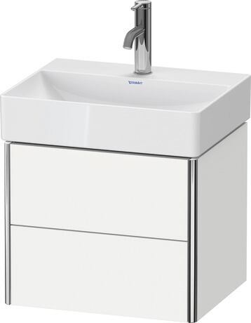Meuble sous lavabo suspendu, XS430501818 Blanc mat, Décor