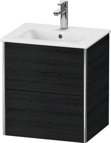 ארון אמבטיה תלוי על הקיר, XS430601616 אלון שחור מאט, עיצוב