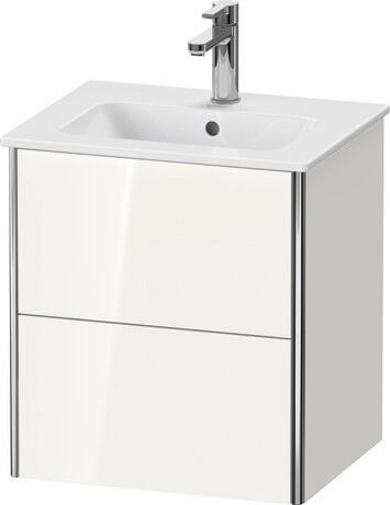 Vanity unit wall-mounted, XS430608585 White High Gloss, Lacquer