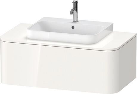 Happy D.2 Plus - Console vanity unit wall-mounted