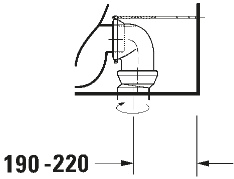 Toilet close-coupled Big Toilet, 210409