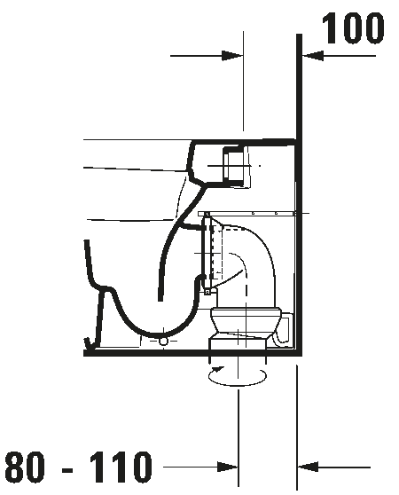 Floorstanding toilet, 215009