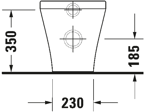 Floorstanding toilet, 215009
