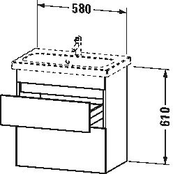 挂壁式浴柜, DS6479