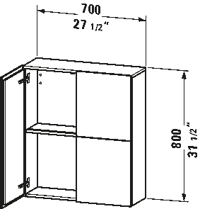 Linen Cabinet, LC1167