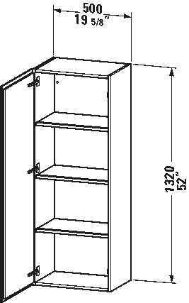 Linen Cabinet, LC1179 L/R