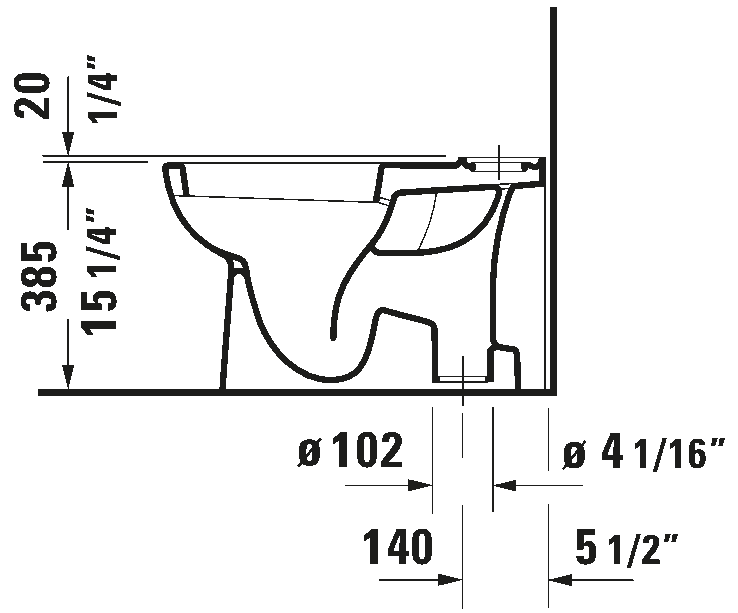 ערכת אסלת מונובלוק, 211401