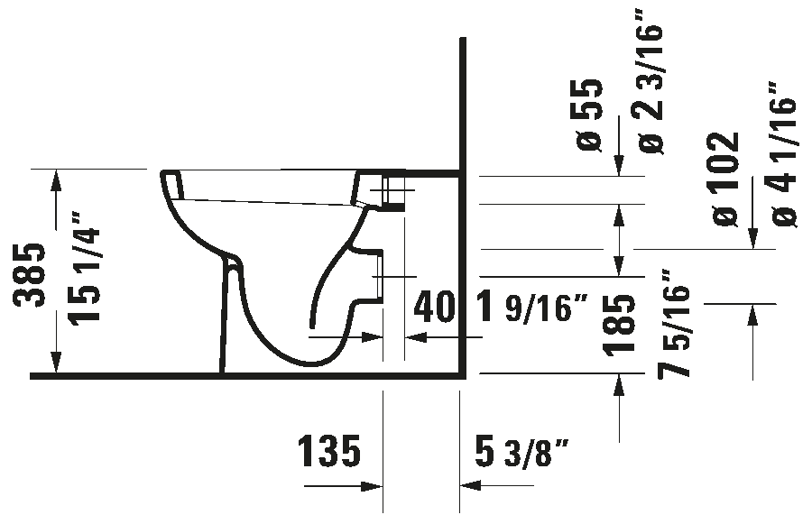 אסלה עומדת על הרצפה, 211509