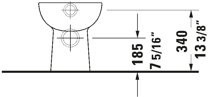 Floorstanding toilet, 211509