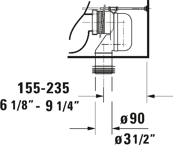 Toilet close-coupled, 211809