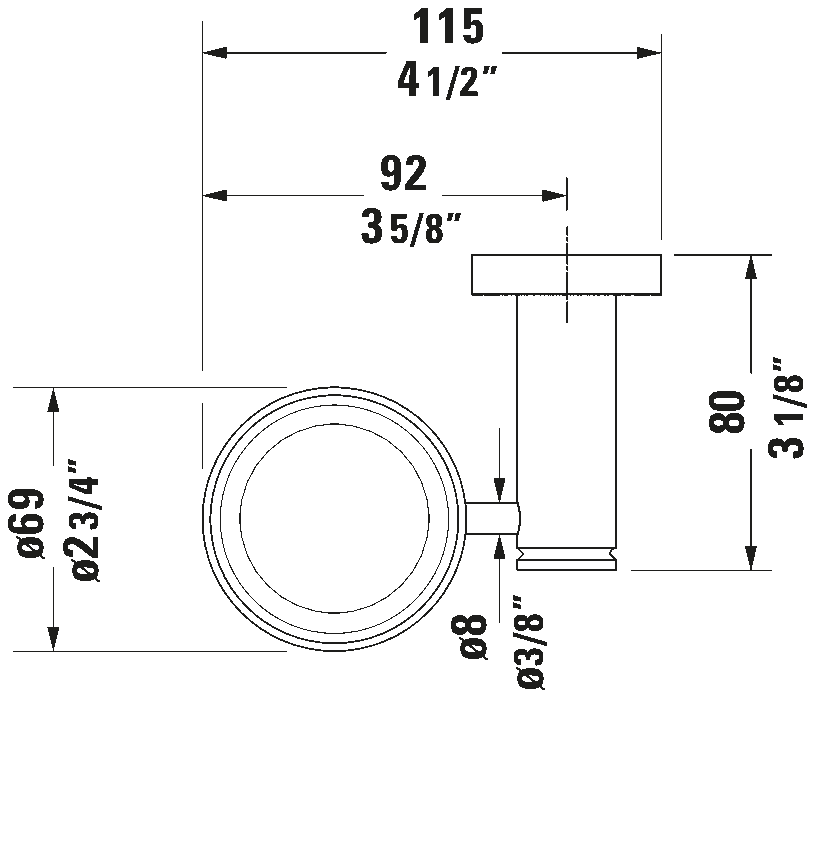 Tandbørsteholder, 009919